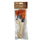 Flat Handle Brush Set (Set of 3)