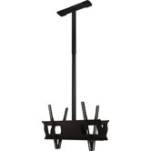 Complete Ceiling Mount Installation Kit with 3' to 5' Drop Adjustment for 37" to 63" Dual Back to Back Screen