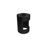 Extension Pipe Connector with Opening for Cord Management Compatible with 1.5" Thread