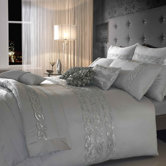Sequins Wave Silver Quilt Cover
