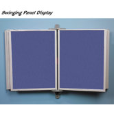 Full View Swinging Hook & Loop Fabric Panels