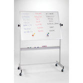 6' Deluxe Reversible Markerboard w/ Wood Frame
