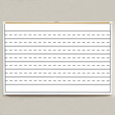 Porcelain Lifetime Penmanship Line Boards 4' x 10'