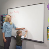 Dura-Safe Trim Markerboards with Black Trim 4' x 8'