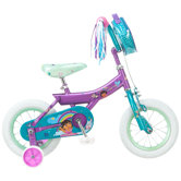 Girls 12" Dora Bike with Training Wheels