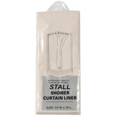 Stall Size Vinyl Shower Curtain Liner