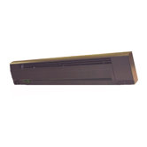 Architectural Style Electric Baseboard Heater in Commercial Brown