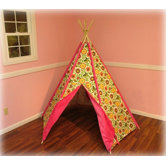 Hot Pink Pinwheel TeePee