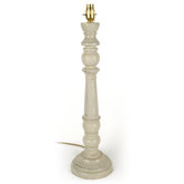 Lampstand B in Antique White finish