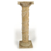 Large Grape Pillar in Natural Limed finish