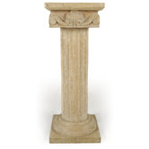 Medium Lotus Pillar in Natural Limed finish