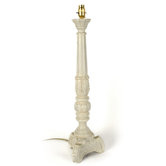 Mensa Large Lampstand in Antique White finish