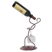 Iron Borracho Stem and Tabletop Wine Rack