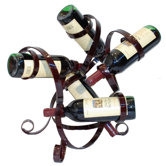 5 Bottle Tabletop Wine Rack