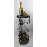 French Vineyard 7 Bottle Wine Rack