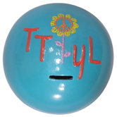 Girly Chic TTYL-Talk To You Later Texting Bubble Bank