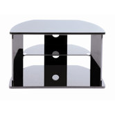 32" TV-Stand in Schwarz hochglanz