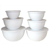 Calypso Basics 12 Piece Bowl Set in White