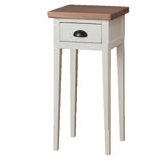 Buttermere One Drawer Plant Stand in Ivory