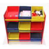 Kinderregal in Bunt