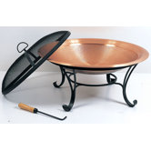 Copper Hammered Fire Pit