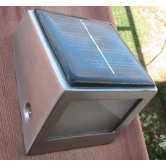 Solar Wedge with Step Lights