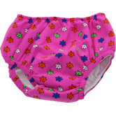 Waterproof Swim Diaper in Floral Pink Print