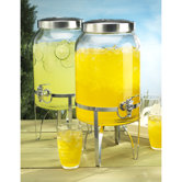 Del Sol Drink Dispenser on Chrome Stand