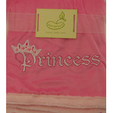 Saying Blanket Crib Throw in Pink - Princess
