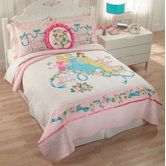 Disney Garden of Beauty Full / Queen Quilt