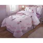 Ballet Class Quilt with Pillow Sham