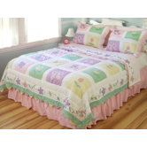 Spring Meadow Quilt with Pillow Sham