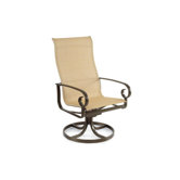 Veneto Ultimate High Back Swivel Dining Arm Chair