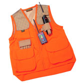 Left Handed Gun Dog Vest in Orange