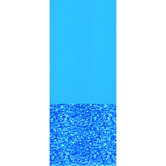 Swirl Bottom Oval Overlap Pool Liner