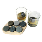 9-Piece On the Rocks Granite Chillers Set