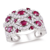 Sterling Silver Sapphire Fashion Ring