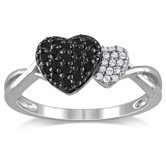 Sterling Silver Round Cut Diamond Fashion Wedding Ring