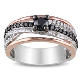 Silver Round Diamonds Cut Fashion Wedding Ring