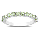 Sterling Silver Round Cut Gemstones Fashion Ring