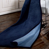 Exquisite Cotton Double Blanket in Blue