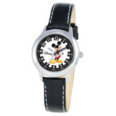 Kid's Mickey Mouse Time Teacher Watch in Black