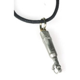 Neumann U67/87 Microphone Necklace in Pewter