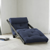 Fresh Futon Figo with Wenge Frame in Navy