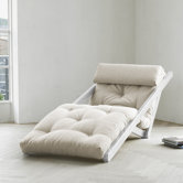 Fresh Futon Figo with White Frame in Natural