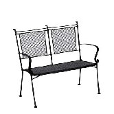 Bradford Wrought Iron Garden Bench