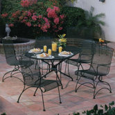 Windflower Mesh 5 Piece Dining Set