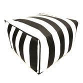 Striped Ottoman