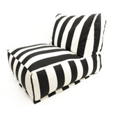 Striped Bean Bag Chair Lounger