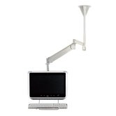 Long Reach LCD Ceiling Mount with Monitor Back Cable Cover